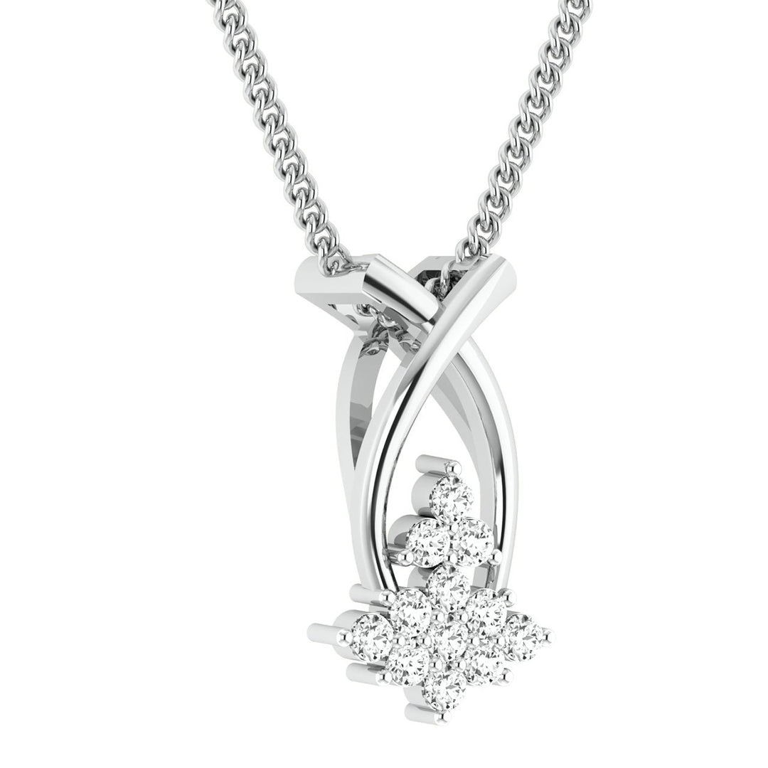 Diamond By Tilesh Celestial Bloom Pendant – Where Light Blossoms - Suspire