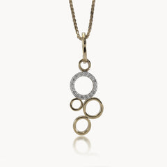 Diamond By Tilesh Celestial Orbit Diamond Pendant – A Modern Cosmic Statement