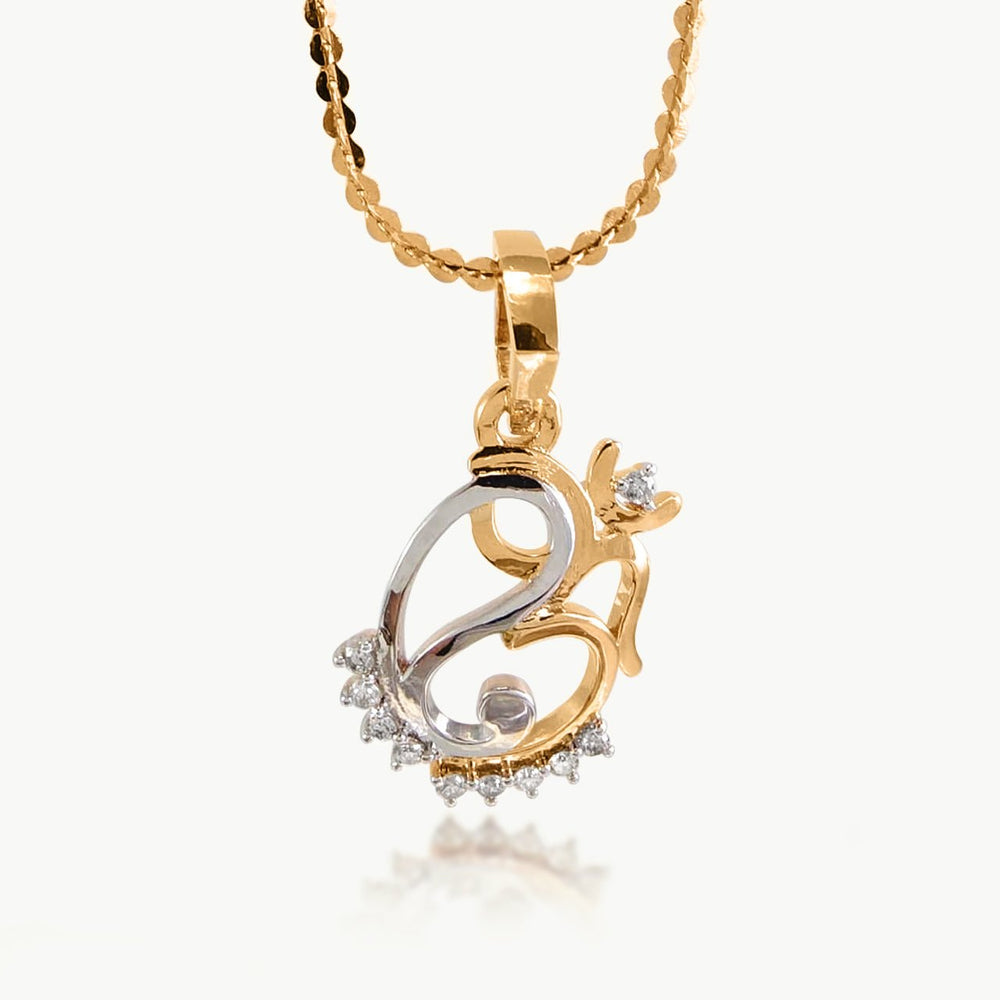 Diamond By Tilesh Divine Reverence Pendant – Where Faith Meets Grace