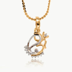 Diamond By Tilesh Divine Reverence Pendant – Where Faith Meets Grace