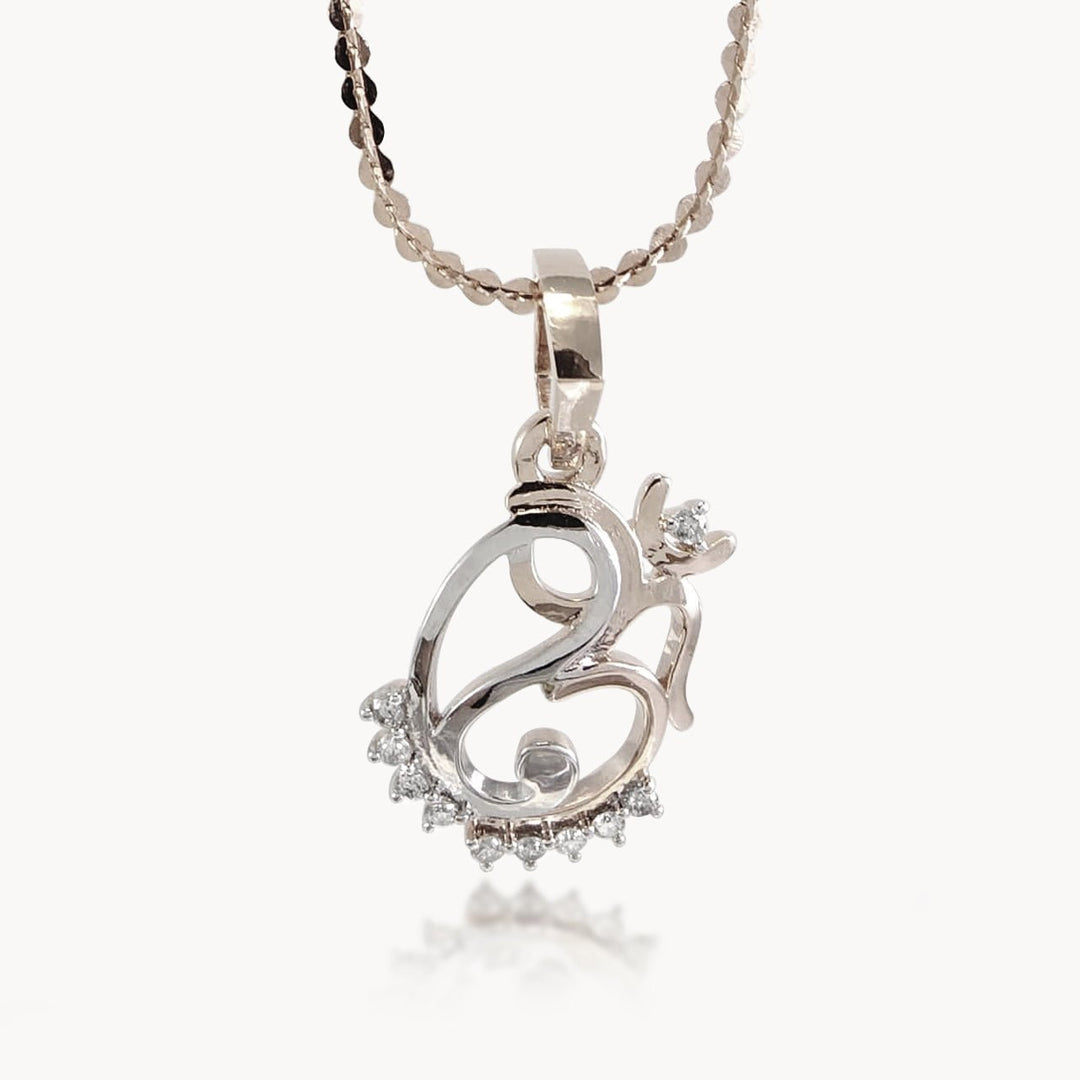 Diamond By Tilesh Divine Reverence Pendant – Where Faith Meets Grace - Suspire