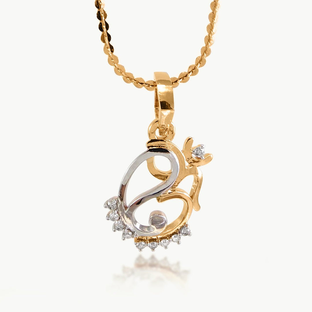 Diamond By Tilesh Divine Reverence Pendant – Where Faith Meets Grace - Suspire