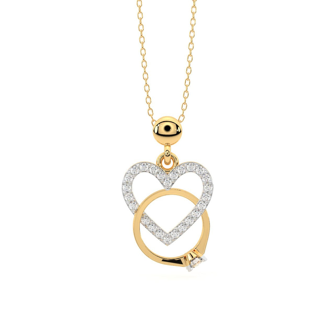 Diamond By Tilesh Infinity Embrace Pendant – Where Love Meets Forever - Suspire