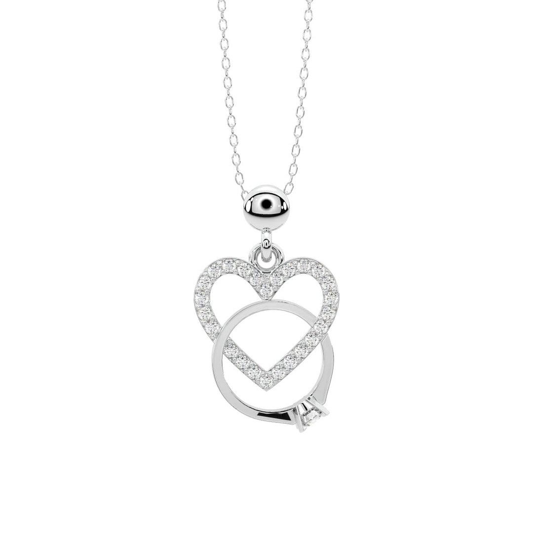 Diamond By Tilesh Infinity Embrace Pendant – Where Love Meets Forever - Suspire