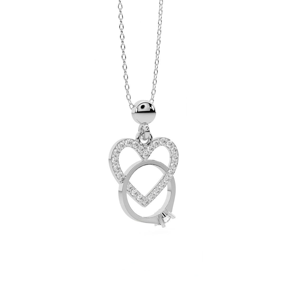 Diamond By Tilesh Infinity Embrace Pendant – Where Love Meets Forever - Suspire