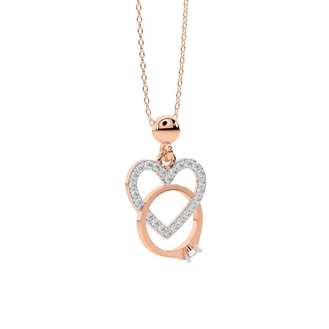 Diamond By Tilesh Infinity Embrace Pendant – Where Love Meets Forever - Suspire