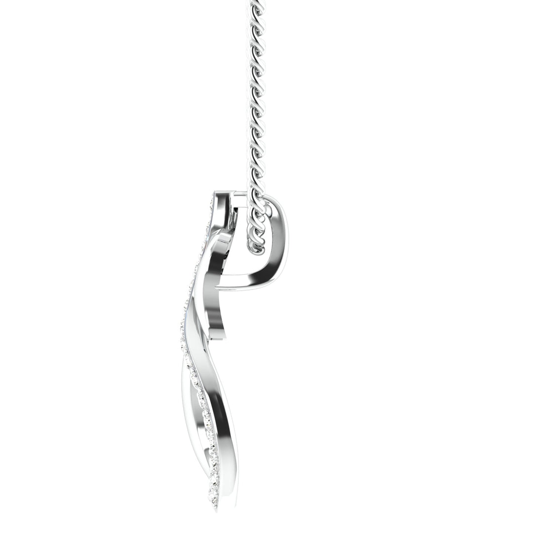Diamond By Tilesh Rosé Cascade Pendant – Where Elegance Flows - Suspire