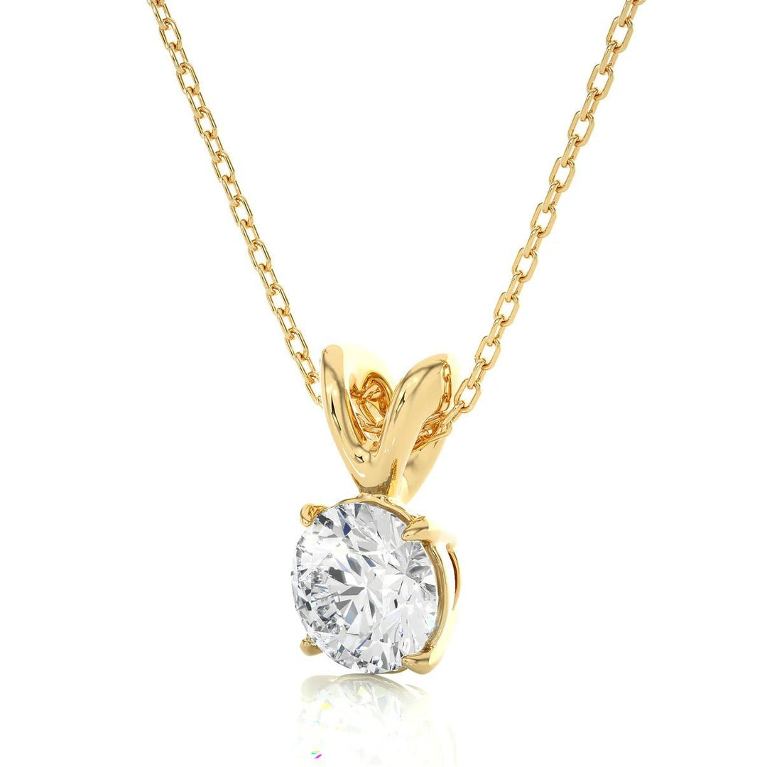 Diamond By Tilesh Solitaire Radiance Pendant – Pure, Classic, Unforgettable - Suspire