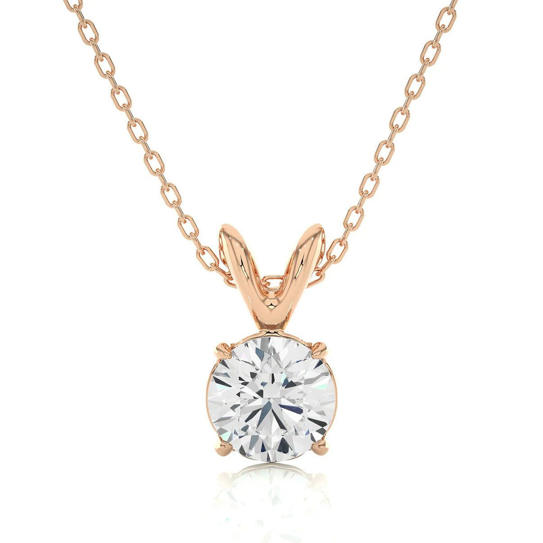 Diamond By Tilesh Solitaire Radiance Pendant – Pure, Classic, Unforgettable - Suspire