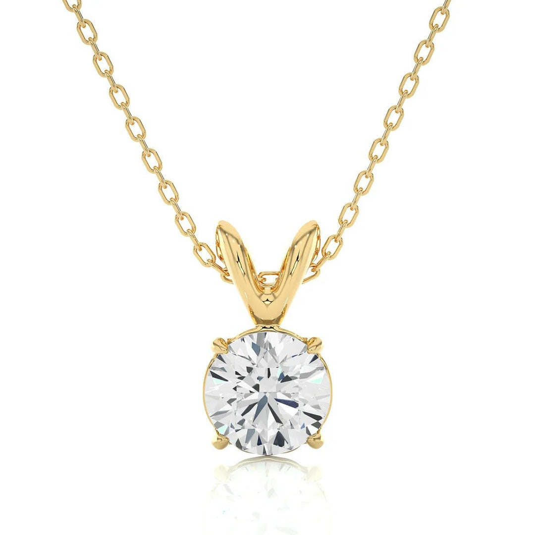 Diamond By Tilesh Solitaire Radiance Pendant – Pure, Classic, Unforgettable - Suspire