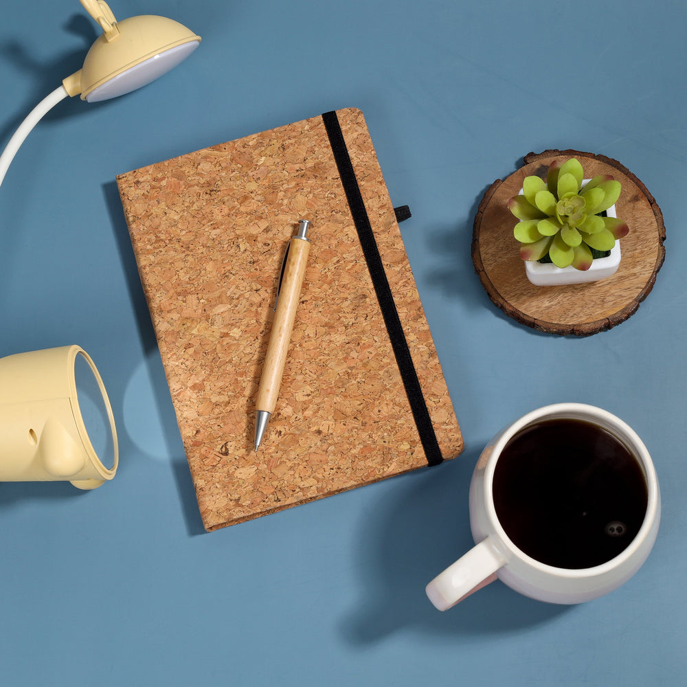 Bamboo Planner Gift Box | Nature's Melody and Sustainable Style by The Bamboo Bae | Mobile Stand with Diary & Pen