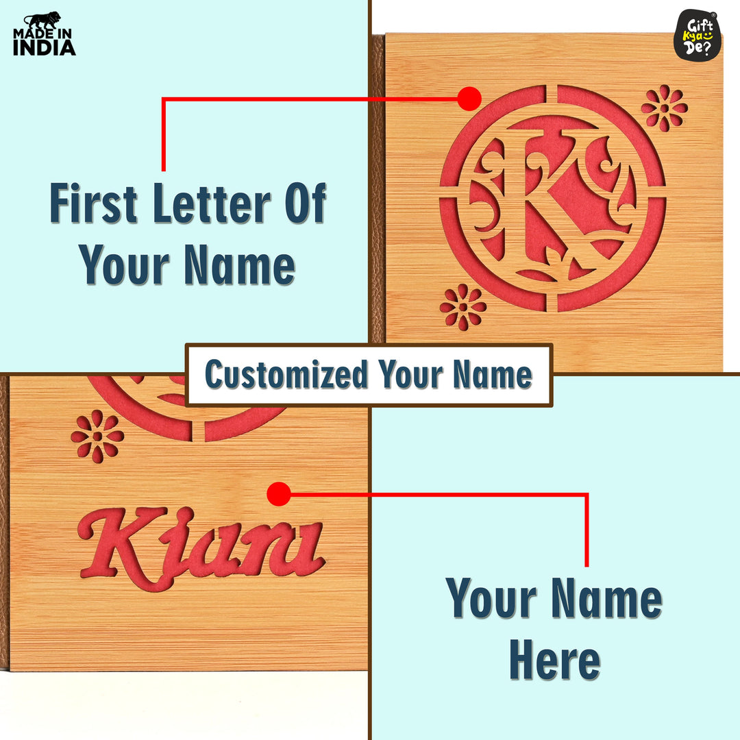 Gift Kya De Premium New Year Gift Hamper – Personalized Diary, Bottle, Coasters, Pen & Chocolates and Key Chain | Perfect For Corporate Gift