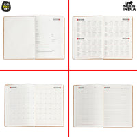 Gift Kya De Diary, Bamboo Bottle and Pen | Eco-Friendly New Year Hamper | Perfect For Corporate Gift