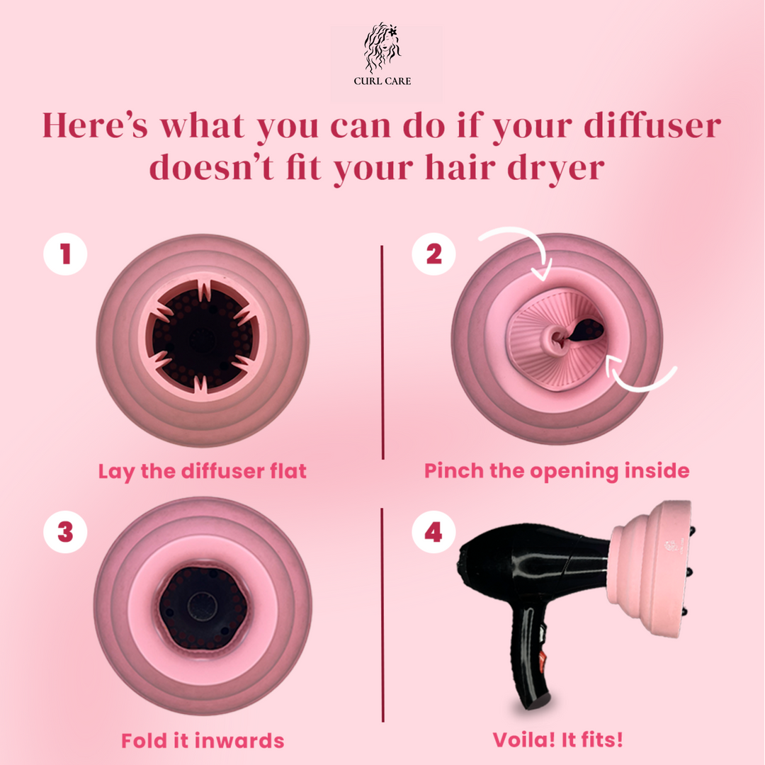 Curl Care Collapsible Curly & Wavy Hair Diffuser
