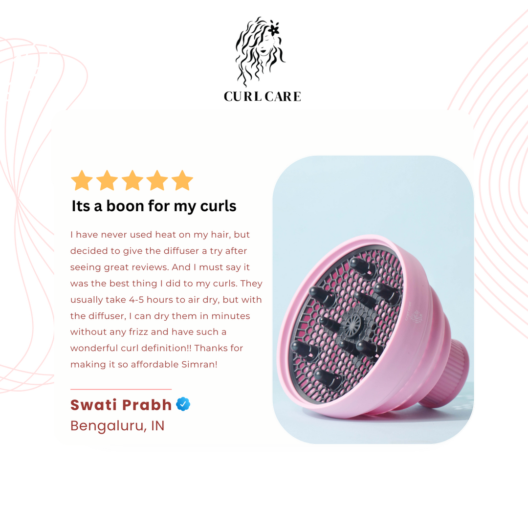 Curl Care Collapsible Curly & Wavy Hair Diffuser