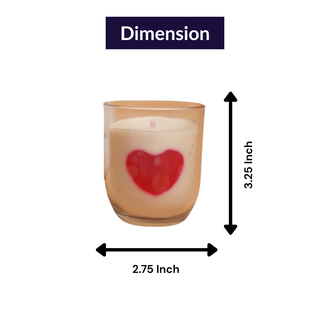 True Love Heart Candle – Romantic Valentine Candle | Artecasa