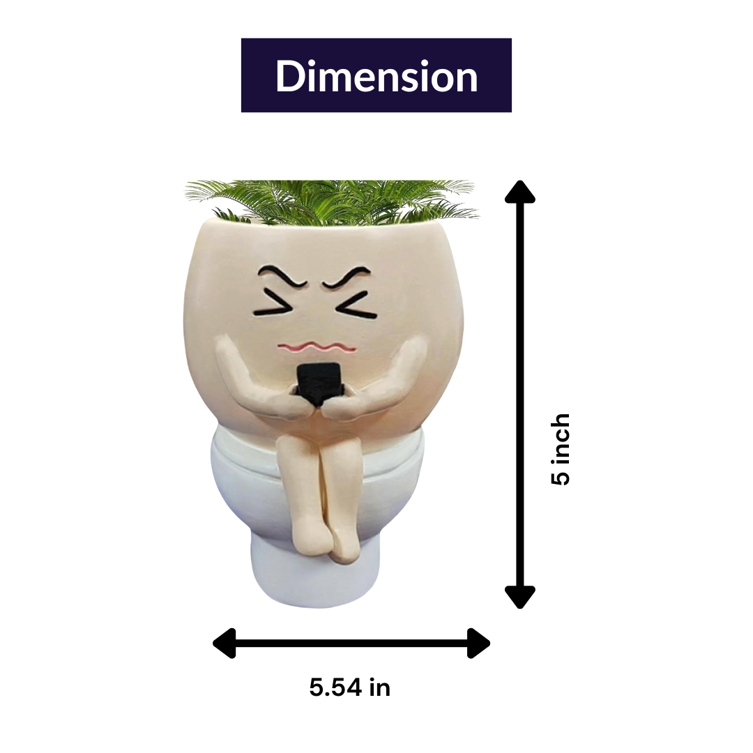 Pee-Wee Garden Seat Planter – Quirky Garden & Home Décor | ArteCasa - https://artecasa.in/