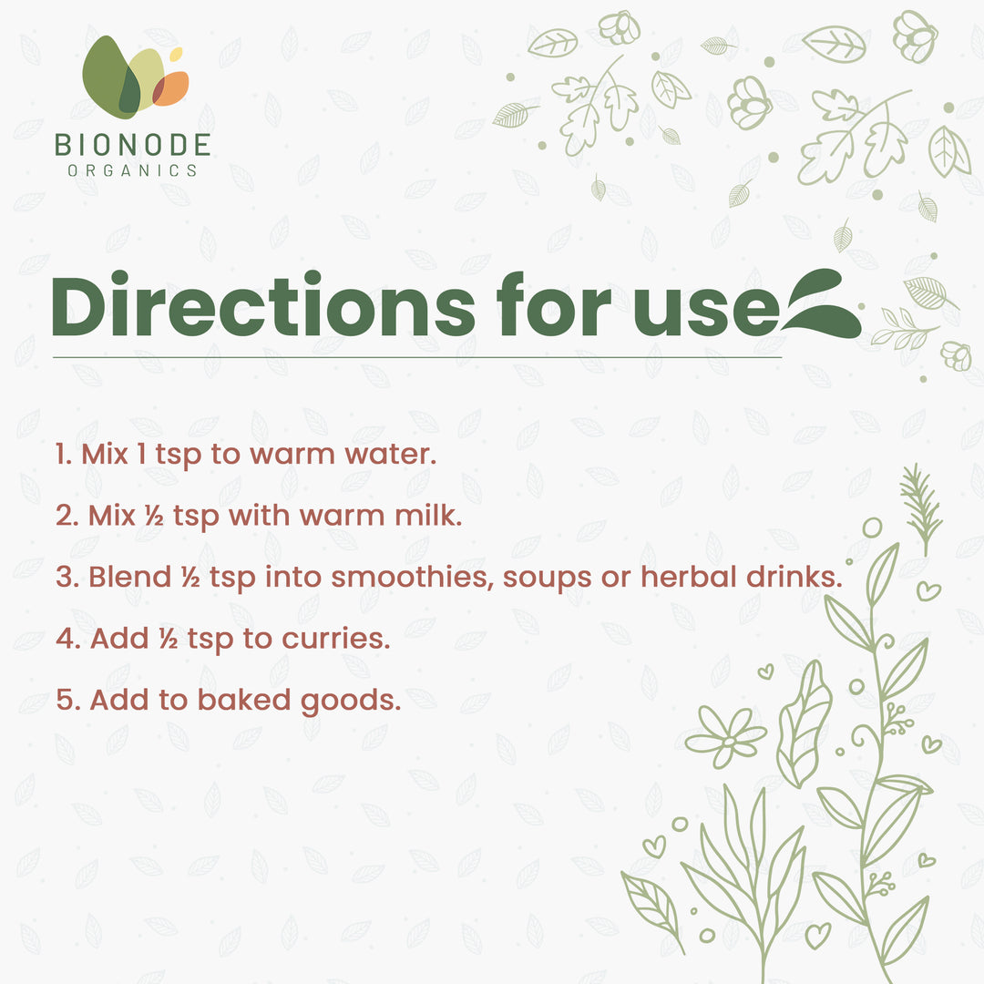 Bionode Organics Certified Organic Wheat Grass Powder - Pack of 2