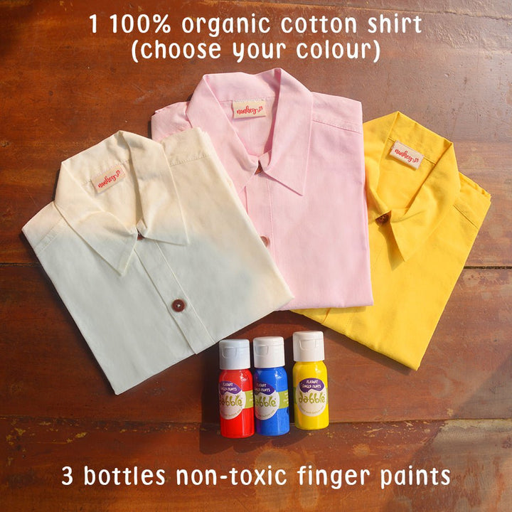 DIY Holi Shirt Kit for Toddlers - Light Pink - Suspire