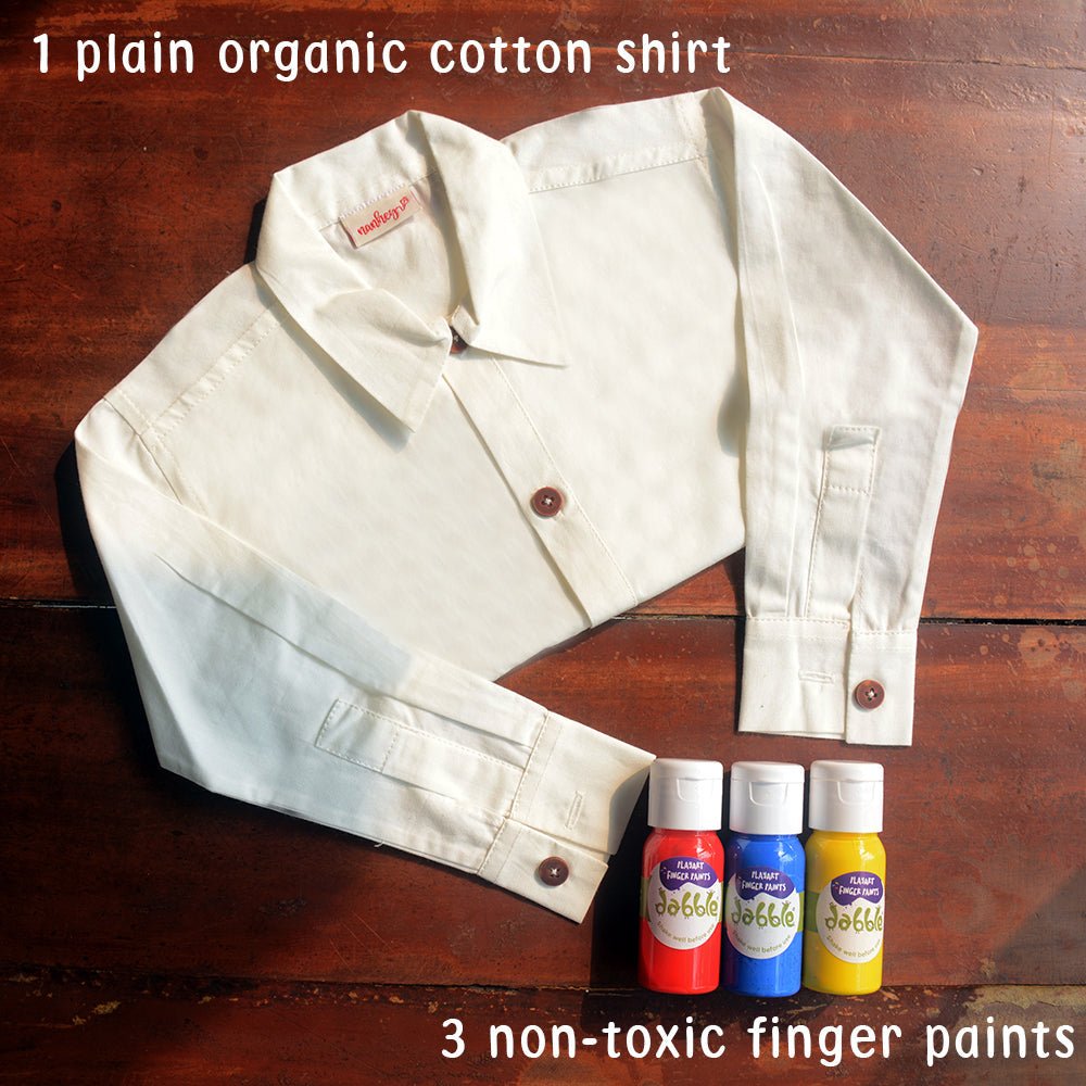 DIY Holi Shirt Kit for Toddlers - Light Pink - Suspire