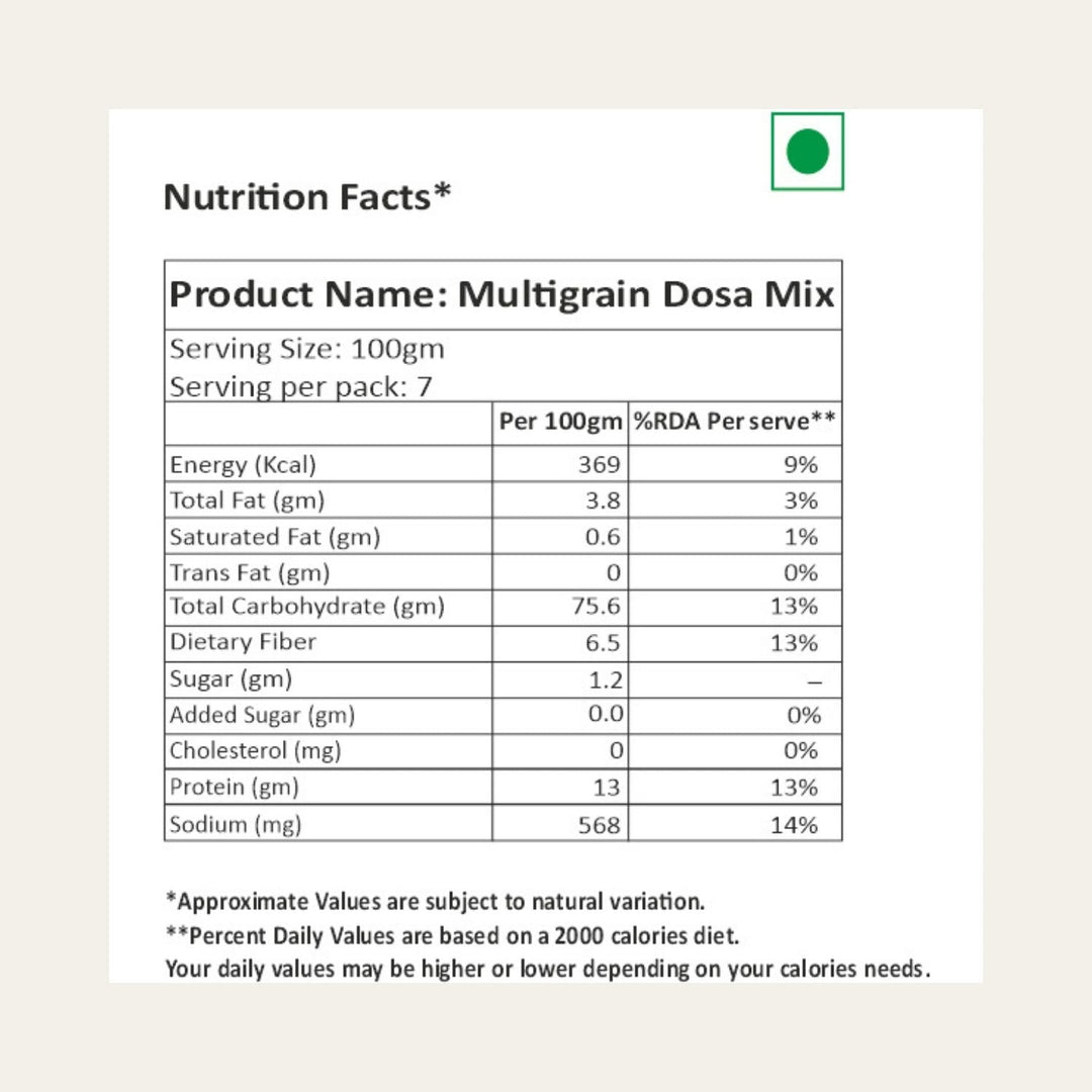 Multigrain Dosa Mix 650 g