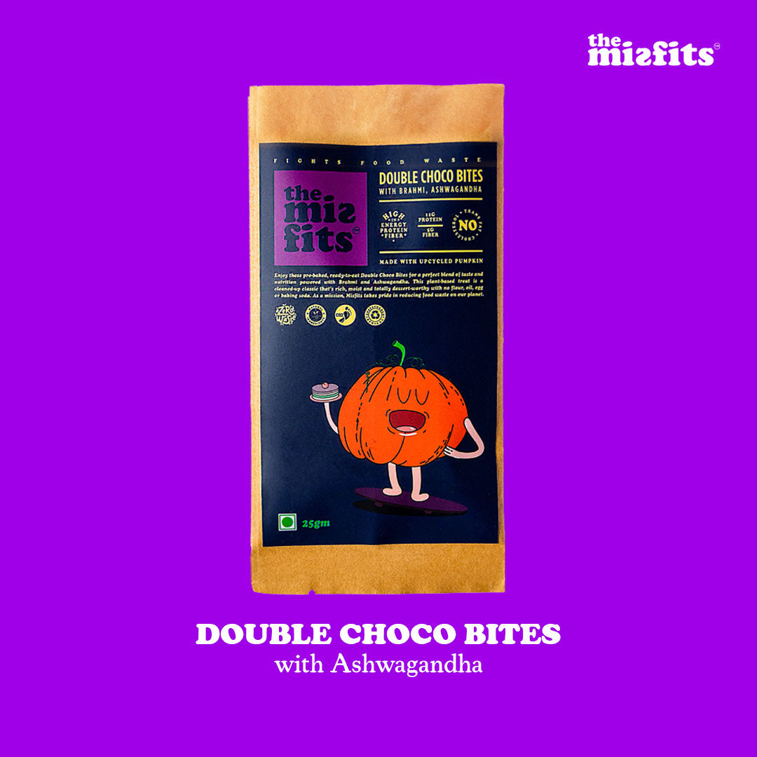 Double Choco Bites with Brahmi & Ashwagandha - Pack of 6