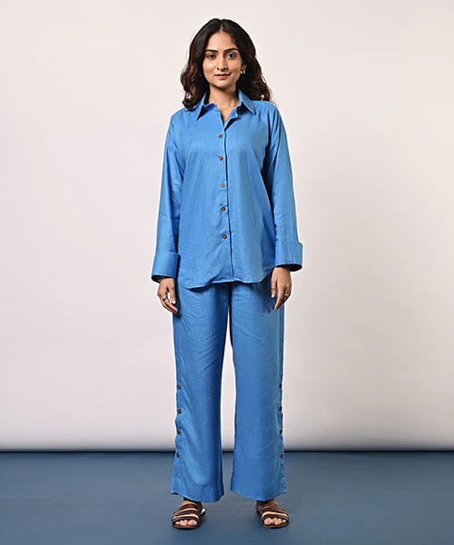 HempZero Dream Co-ord Set - Blue