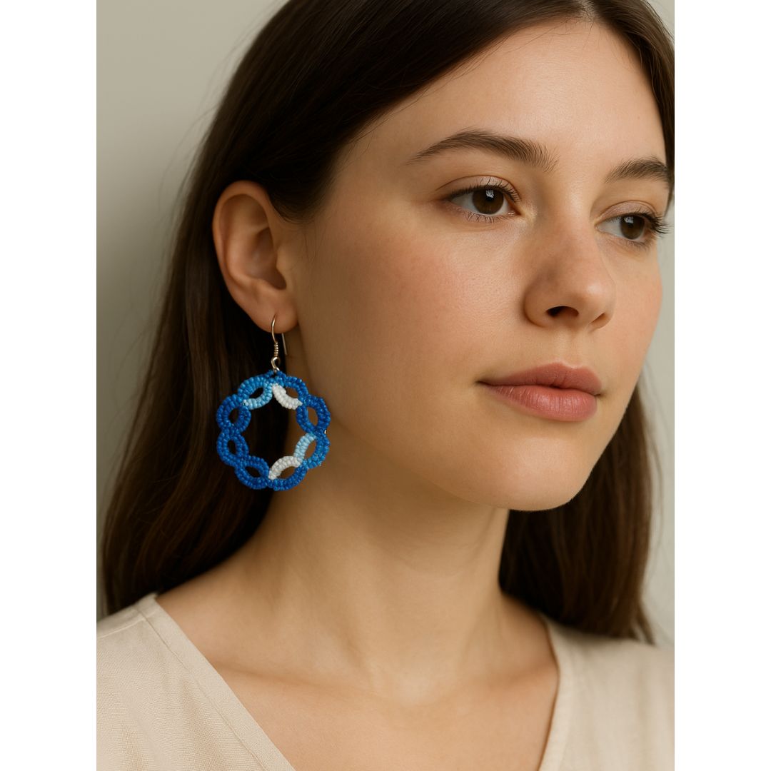 Knots To NodesDreamy Blue Earrings