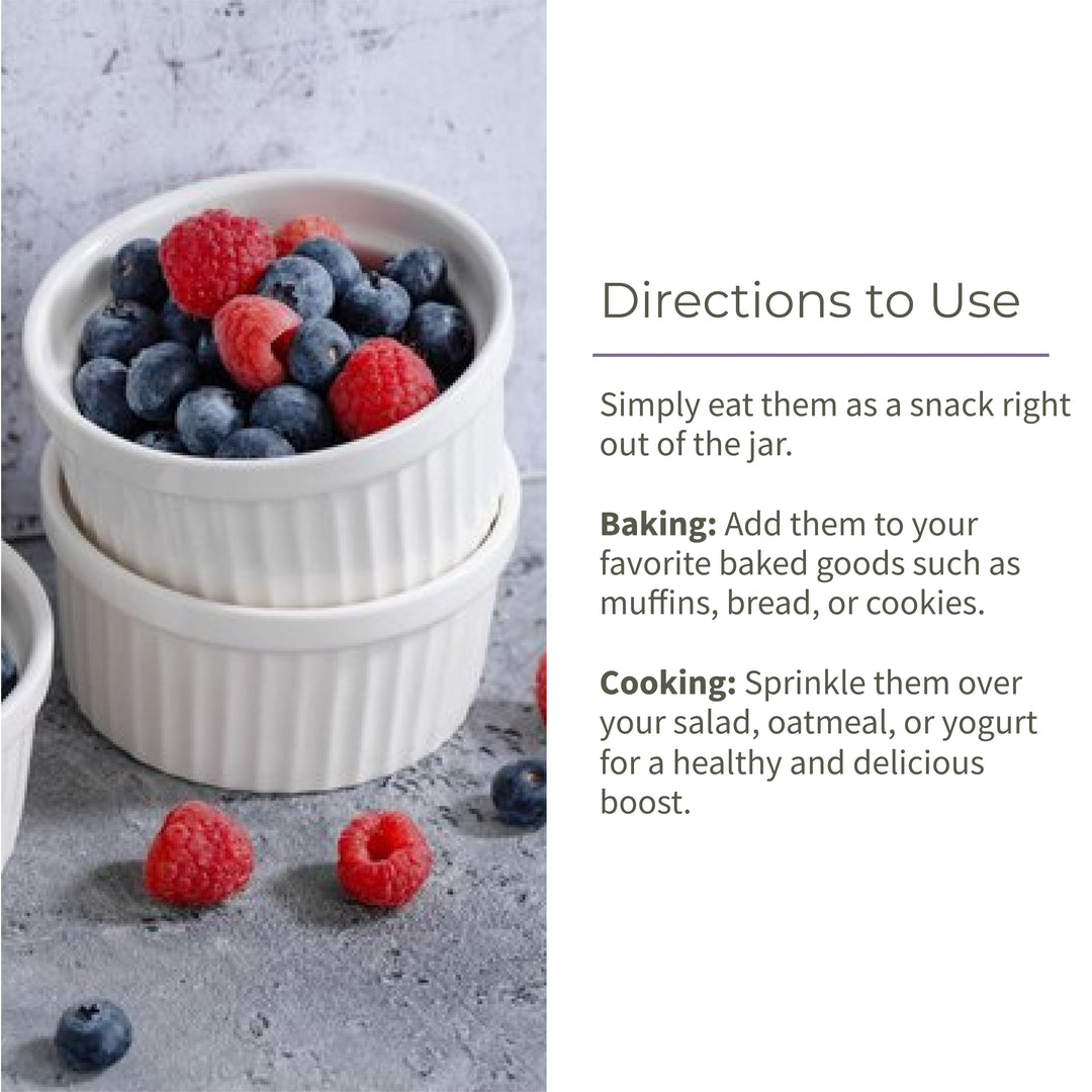 Ecotyl Dried Blueberries & Dried Cranberries Combo | Healthy Snacks | Dried Fruits | 150g Each