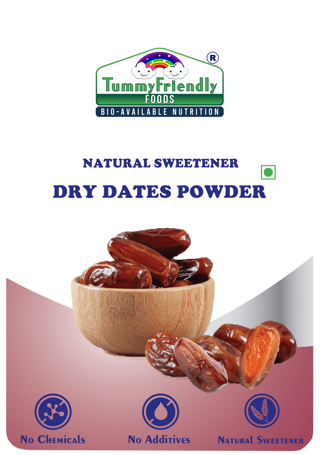 TummyFriendly Foods Dry Dates Powder | Organic | Premium Arabian Dates | No Sugar