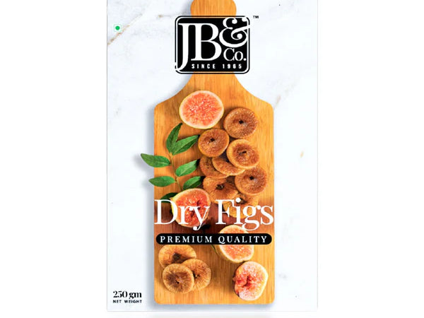 JB&CO Afghan Dried Figs (Anjeer) - 250 gm