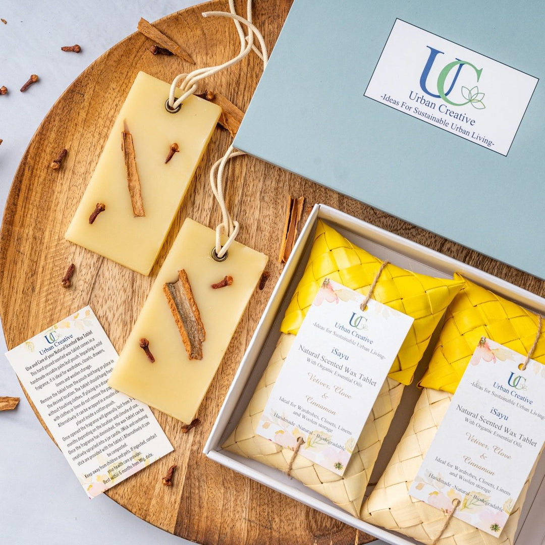 Vetiver, Clove & Cinnamon – Warm and Spicy fragrance wax tablet