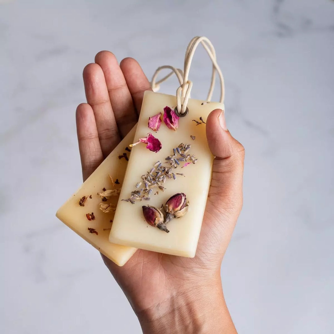Gift Set of 2 Natural Scented Wax tablets/  Aroma Wax Bars  in assorted fragrances