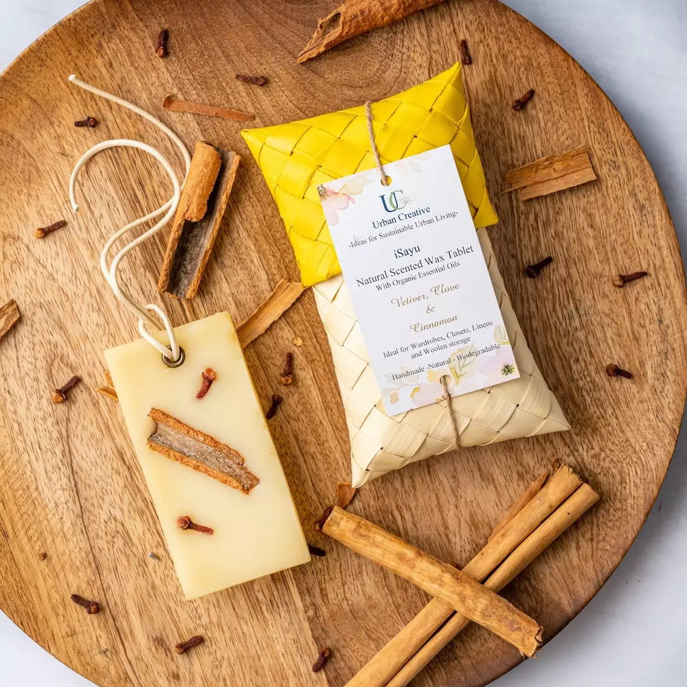 Vetiver, Clove & Cinnamon – Warm and Spicy fragrance wax tablet