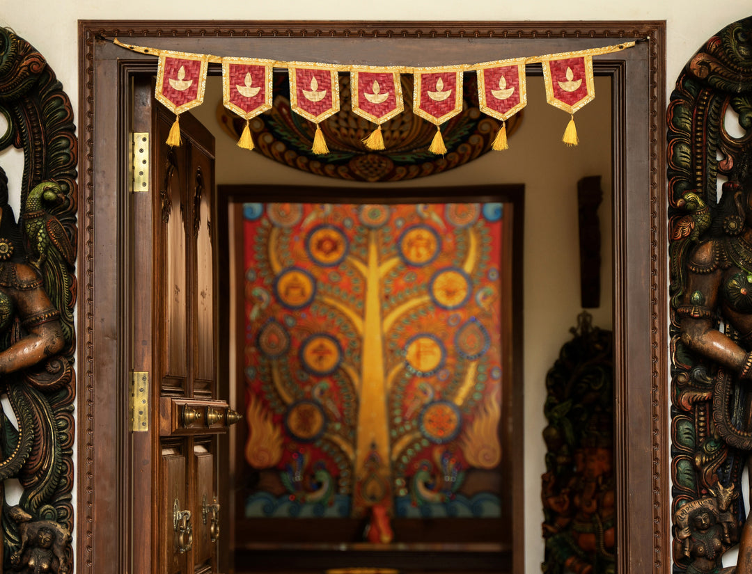 Diya Handcrafted Bamboo Toran