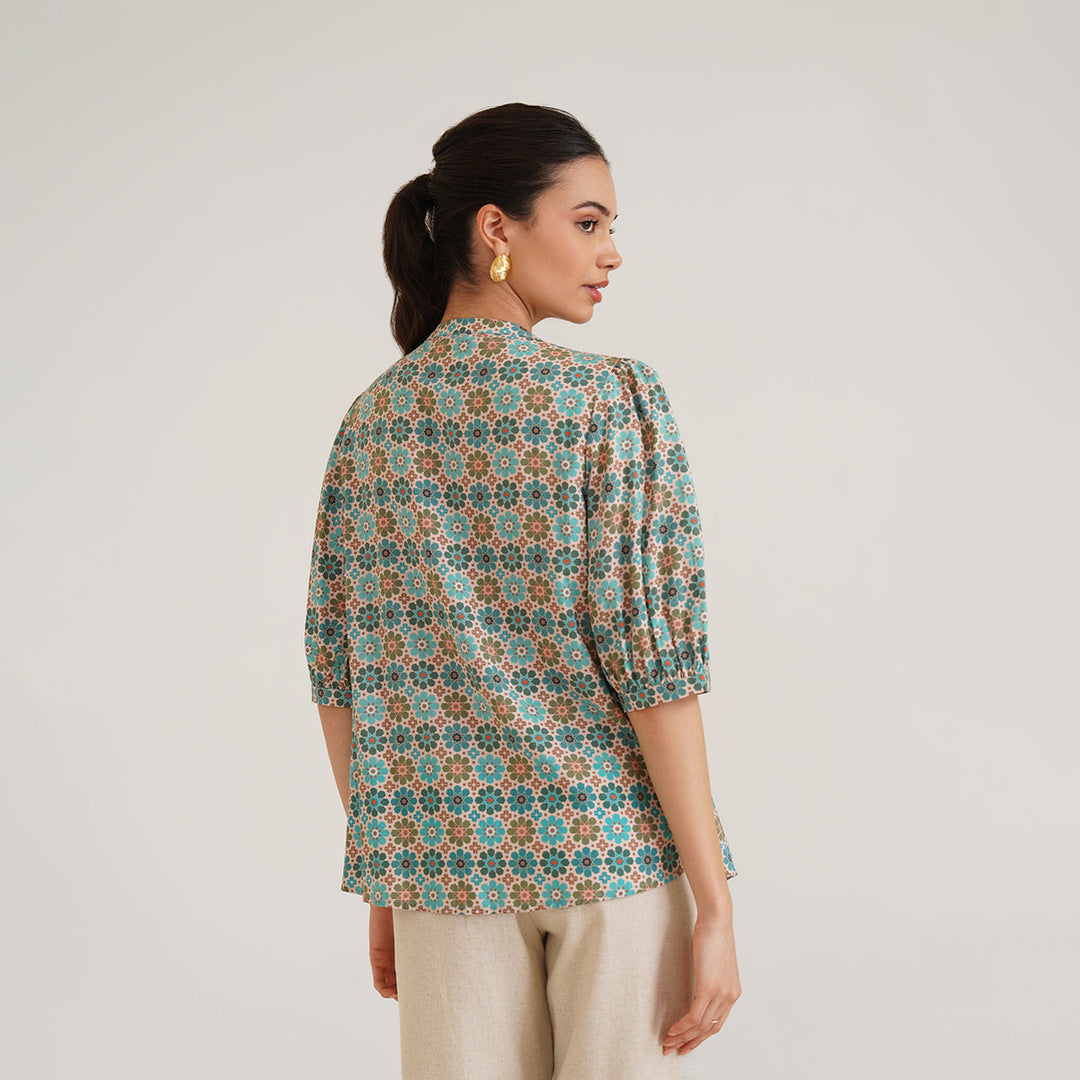 B77 Organic Bamboo Printed Women&
