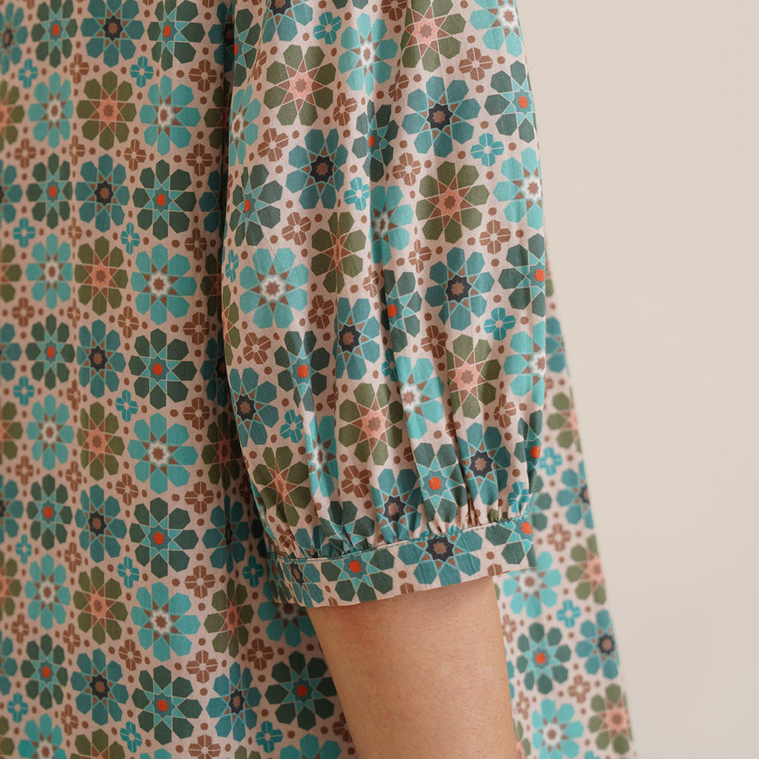 B77 Organic Bamboo Printed Women&