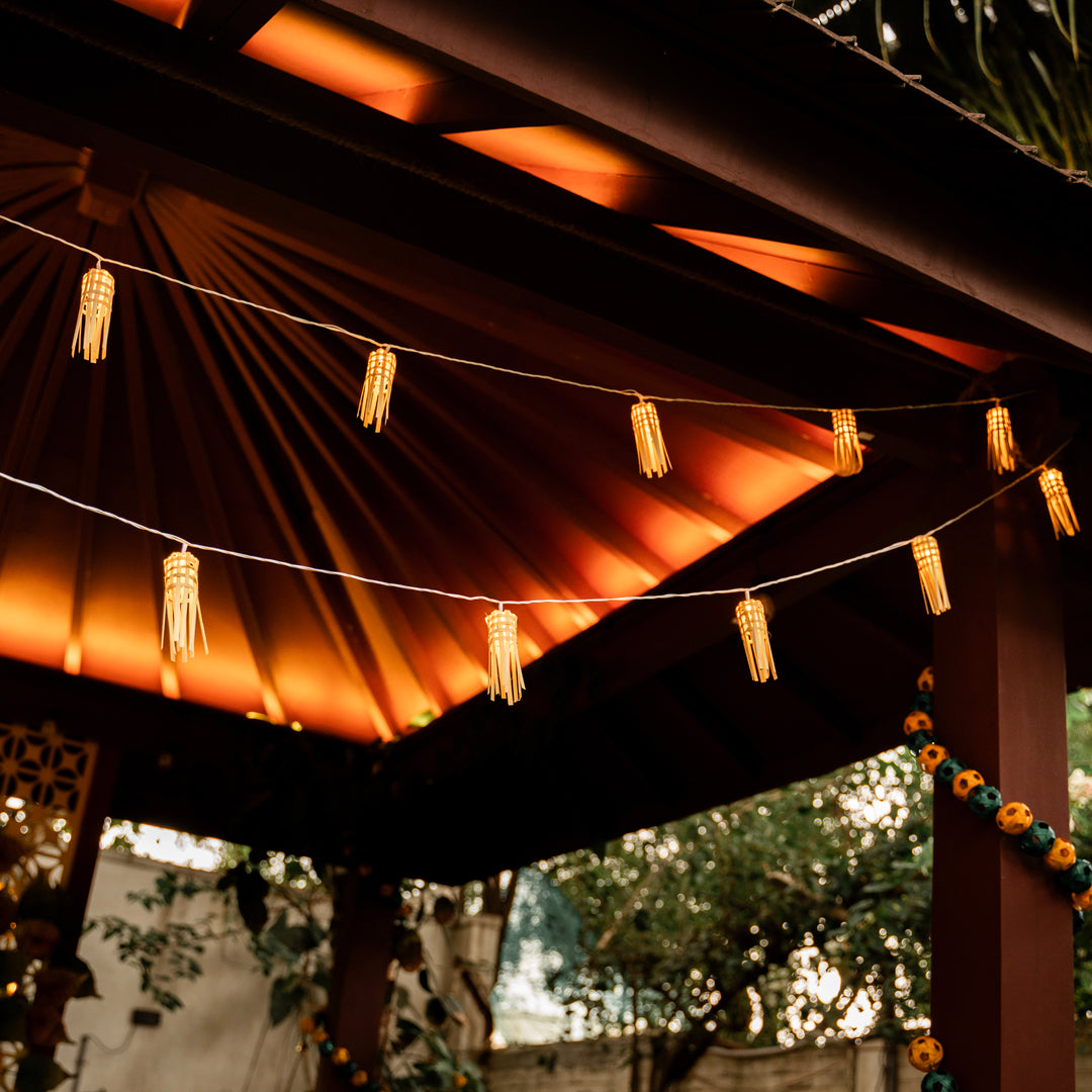 Frill Handcrafted Bamboo String Light