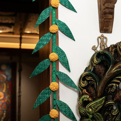 Shubh Handcrafted Bamboo Door Hanging for Decor  - set of 2