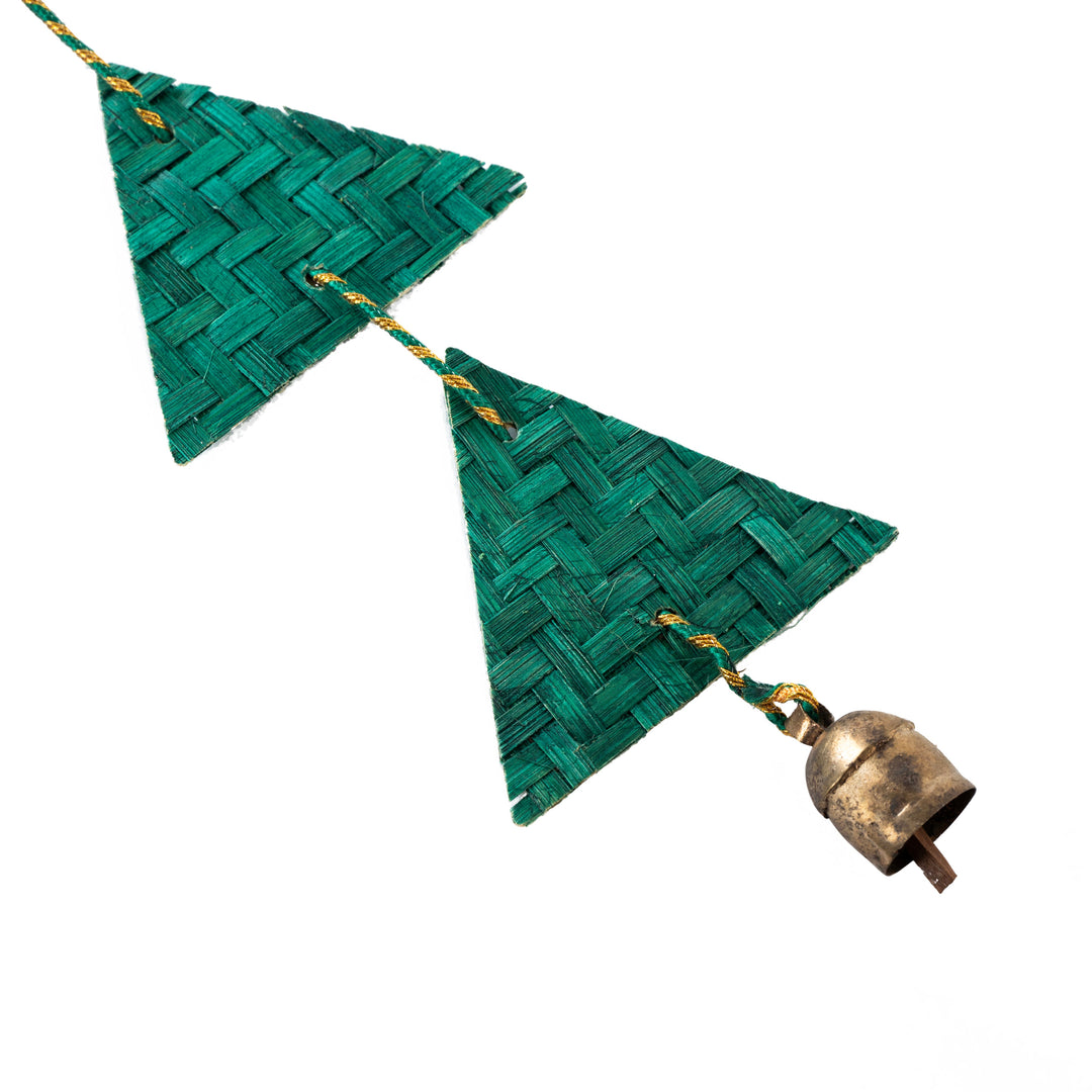 Rangeela Handcrafted Bamboo Door Hanging for Decor  - set of 2