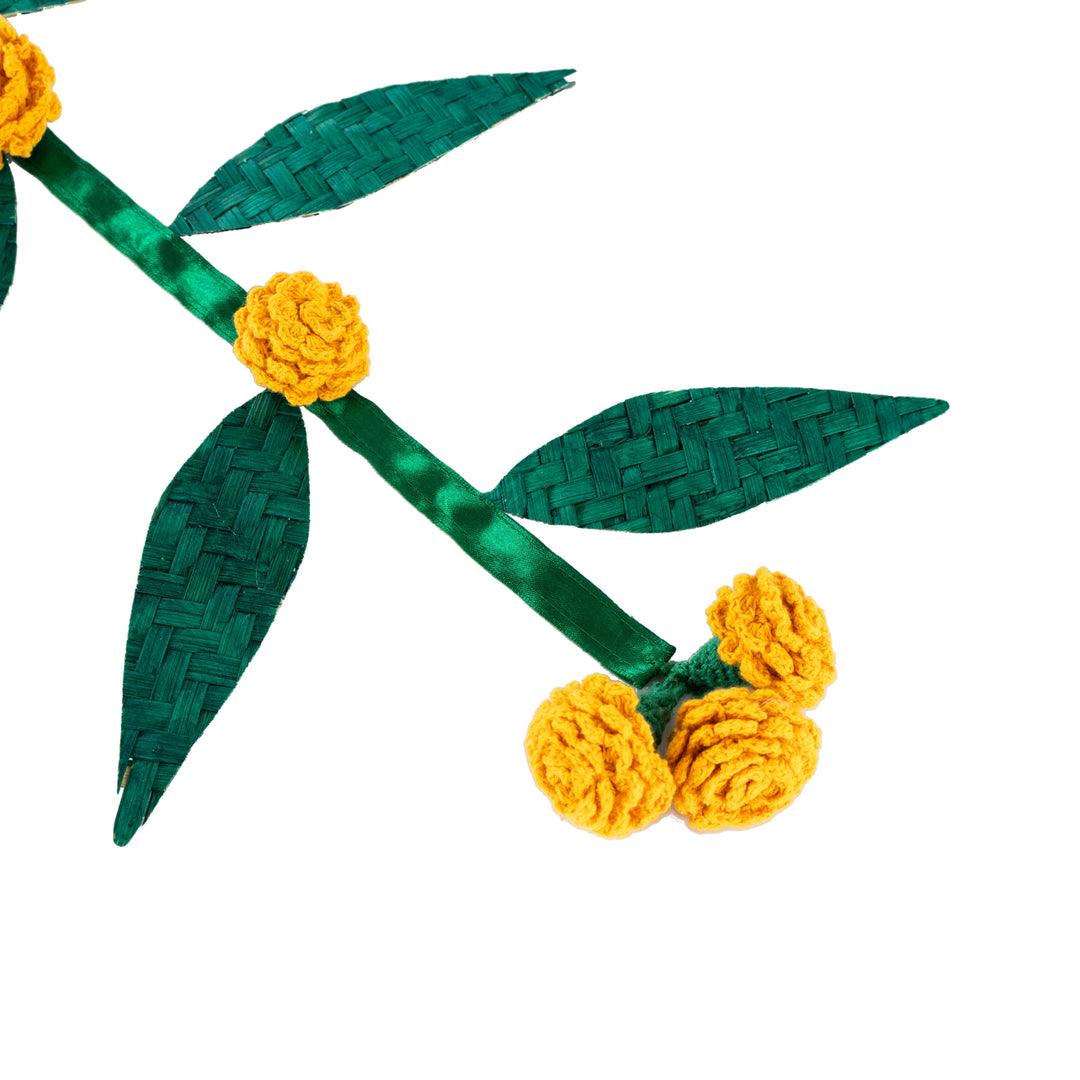 Shubh Handcrafted Bamboo Door Hanging for Decor  - set of 2