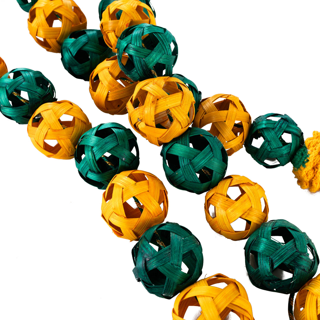 Bageecha Handcrafted Bamboo Door Hanging for Decor - set of 2