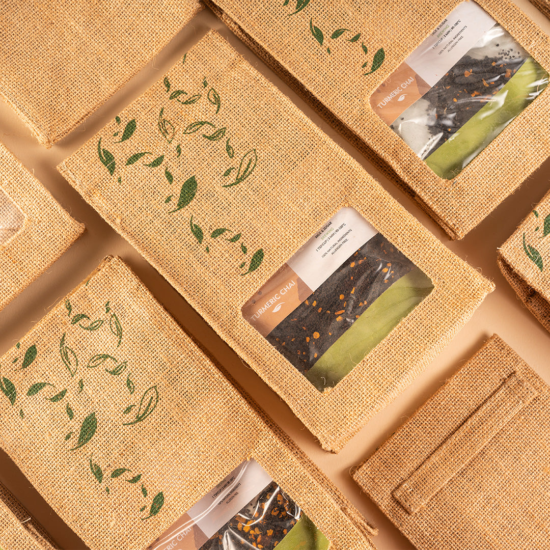 Ecru - Jute Tea Gift Bag Pack | 200gms