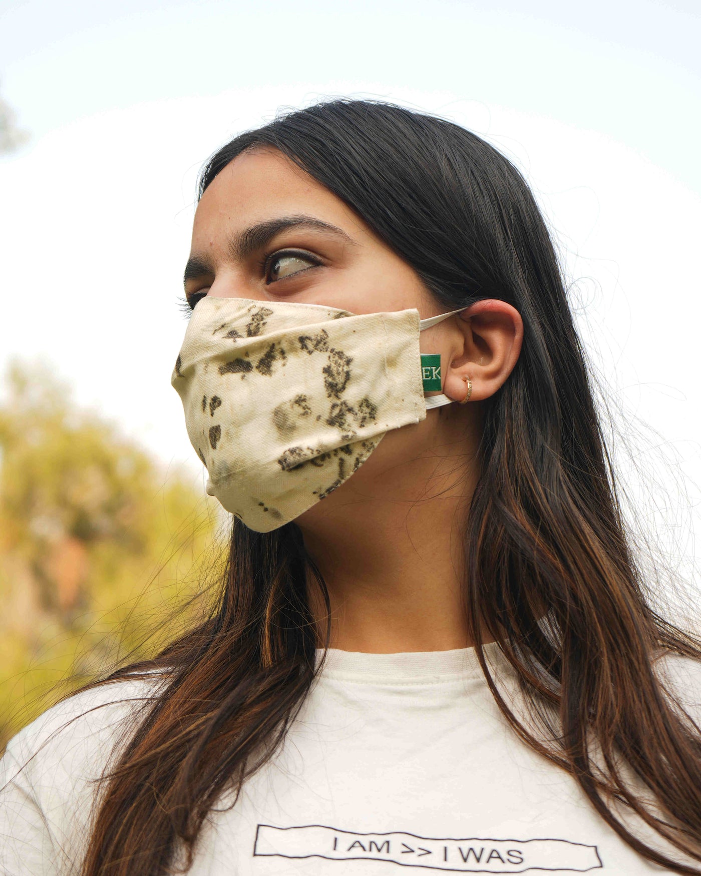Hemp Eco-Printed Face Mask
