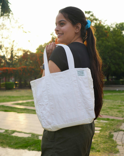 Hemp Eco-Tote Bag | Off-White