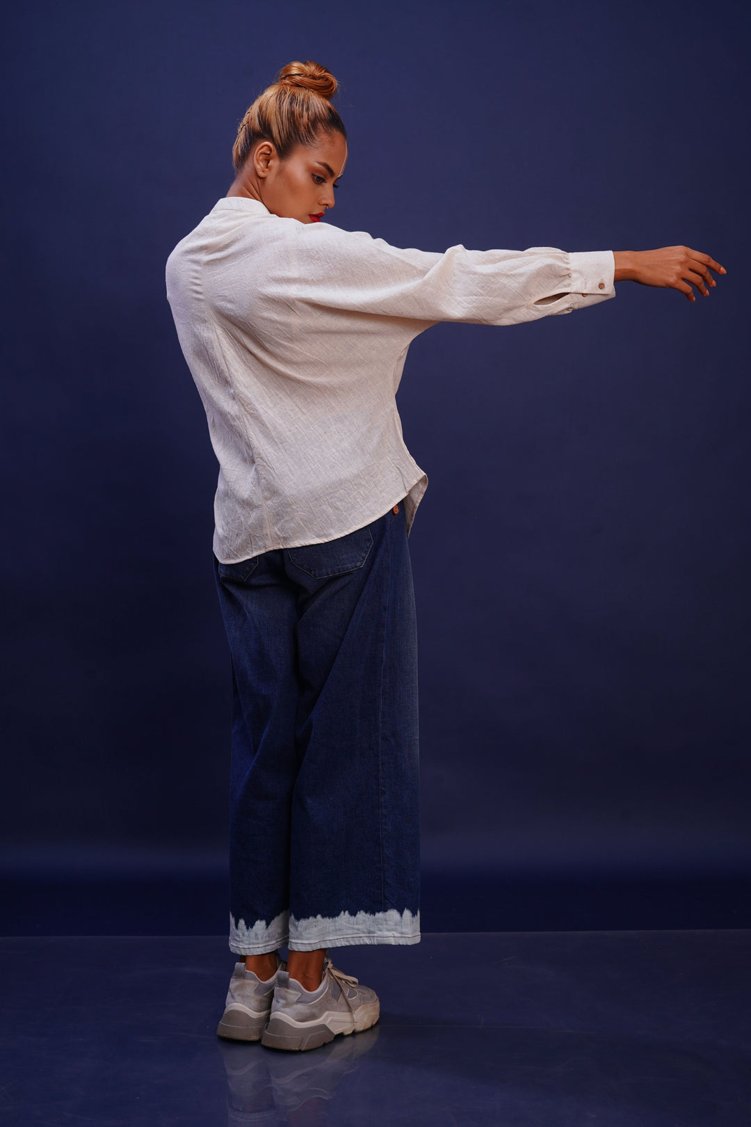 Kala cotton kimono shirt for women