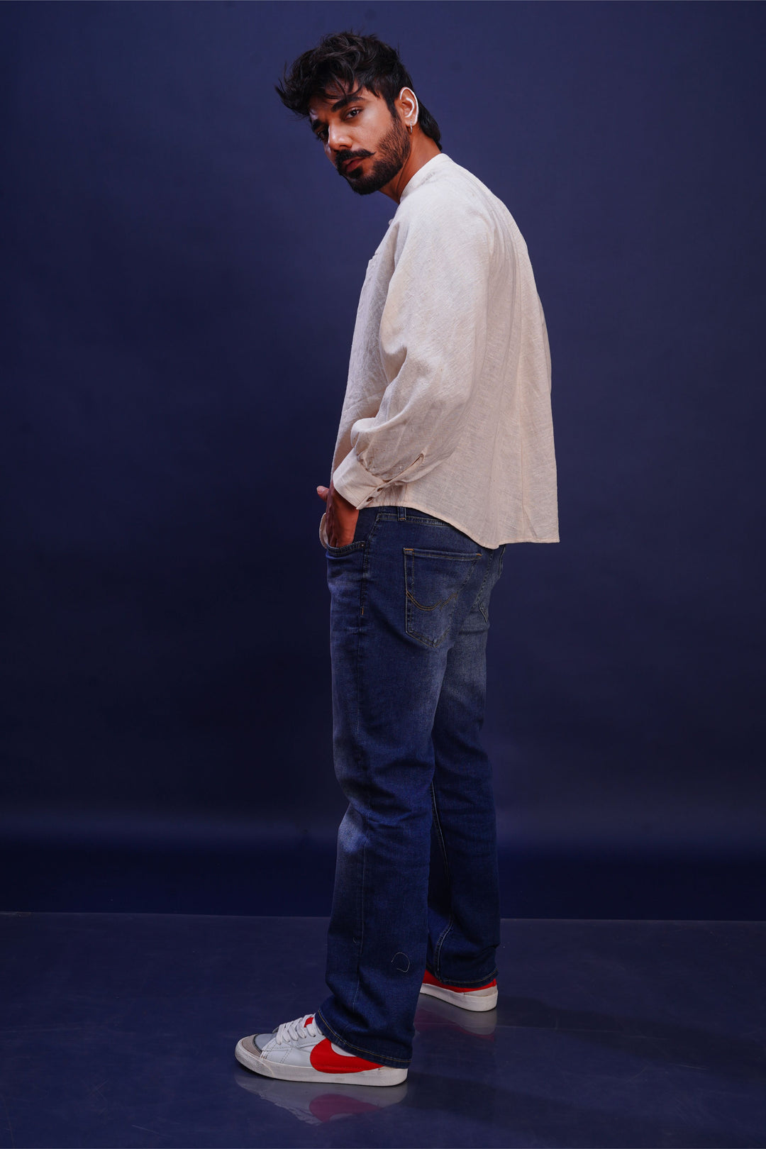 Kala cotton kimono shirt for men