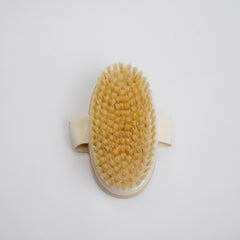 Organic B Oval Dry Brush | Cellulite Bristles | Exfoliate