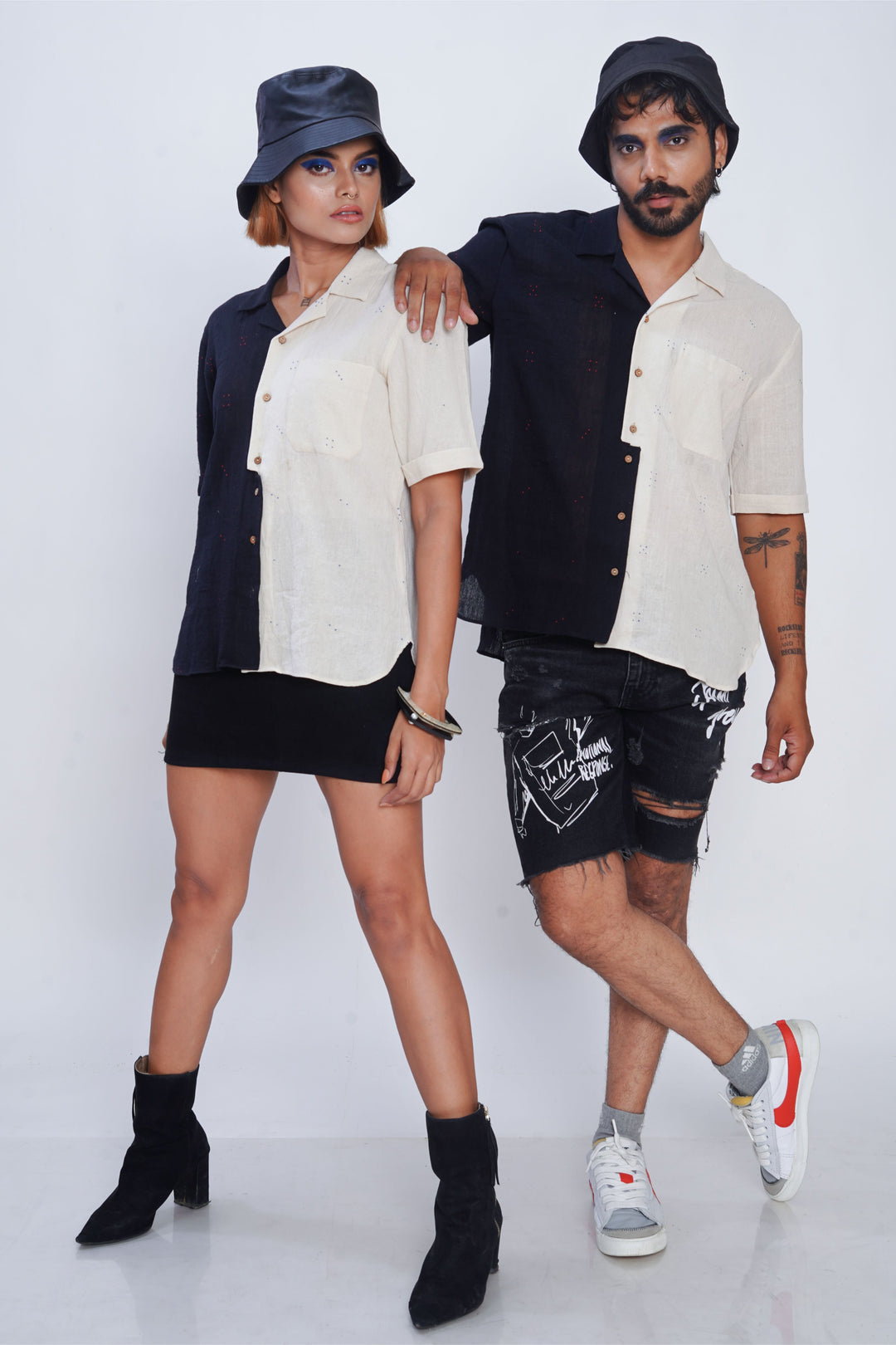 Tangaliya dice holiday formal shirt for men