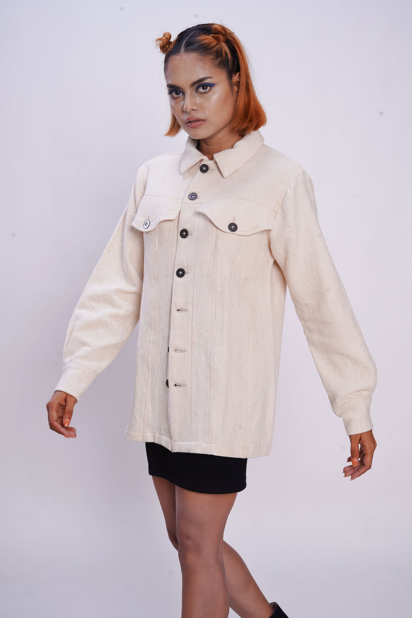 Kala cotton denim jacket for women